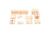 Lek & Lær - Small Foot Wooden Building Blocks in Bag 50dlg. - 11396