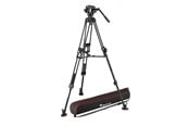 Tripod - Manfrotto Video Tripod Kit 504X + 645 Fast Twin Aluminium - MVK504XTWINFA