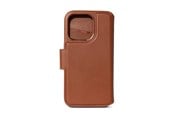 Mobil - Deksel og etui - Decoded Leather Detachable Wallet for iPhone 15 Pro Max Tan - D24IPO15PMDW5TN
