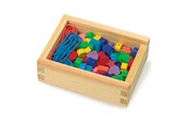 Babyleker - Small Foot - Wooden Thread Beads 84pcs. - 11060