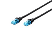 Nettverkskabel - DIGITUS CAT 5e U-UTP Patch Cord - 5m - Svart - 5m - DK-1512-050/BL