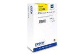 Printertilbehør blekk/toner - Epson T7554 - XL size - yellow - original - ink cartridge - C13T75544N