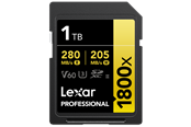 Minnekort - Lexar Professional Gold 1800x SD - 280MB/s - 1TB - LSD1800001T-BNNNG