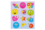 Kreative leker - LG-Imports Sticker sheet Faces - 8559