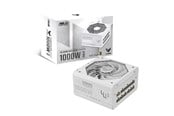 Strømforsyning (PSU) - ASUS TUF GAMING 1000G - White Strømforsyning (PSU) - 1000 Watt - 135 mm - ATX 3.1 - 80 Plus Gold sertifisert - 90YE00S5-B0NA00