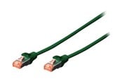 Nettverkskabel - DIGITUS Professional patch cable - 5 m - green - Grønn - 5m - DK-1644-050-G-10