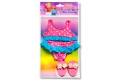 Dukker & Tilbehør - Heless Doll Bikini with Slippers 35-45 cm - 787
