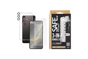 Mobil - Beskyttelsesglass - SAFE by PanzerGlass 3-in-1 Pack Samsung Galaxy S24 - BSAFE95672