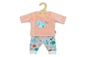 Dukker, Bamser & Utstyr - Heless Dolls Fluffy Pajama Pink Whale 28-35 cm - 1285
