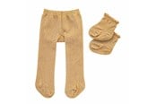 Dukker & Tilbehør - Heless Doll Tights with Socks - Gold 35-45 cm - 476
