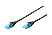 Nettverkskabel - DIGITUS Professional patch cable - 2 m - black - Svart - 2m - DK-1511-020/BLACK