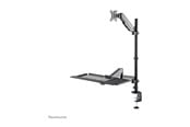 Skjermholder - Neomounts DS90-325BL1 mounting kit - sit-stand workstation - for LCD display / keyboard / mouse - black - DS90-325BL1