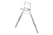 Veggmontering, AV-braketter & AV-møbler - Barco ClickShare mounting kit - for TV - Max - recommended for - R8788649K