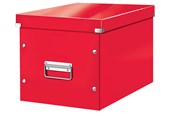 Arkivering & Oppbevaring - Leitz Oppbevaringsboks Click & Store Kube WOW Large Rød - 61080026