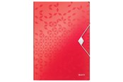 Arkivering & Oppbevaring - Leitz Strikkmappe  WOW PP A4 Rød - 45990026
