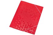 Arkivering & Oppbevaring - Leitz Strikkmappe WOW kartong A4 Rød - 39820026