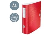 Arkivering & Oppbevaring - Leitz Brevordner Active PP WOW A4/80mm Rød - 11060026