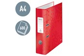 Arkivering & Oppbevaring - Leitz Brevordner  180° WOW Laminert kartong A4/80mm Rød - 10050026
