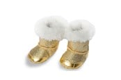 Dukker & Tilbehør - Heless Doll shoes Gold 38-45 cm - 840