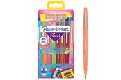 Skrive- & Tegneverktøy - Paper Mate Flair filtpenner | Middels punkt (0,7 mm) | Assorterte retrofarger | 16 Stk - 2180625