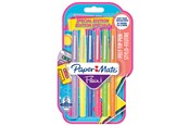 Skrive- & Tegneverktøy - Paper Mate Flair filtpenner | Middels punkt (0,7 mm) | Assorterte retrofarger | 6 Stk - 2180626