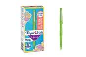 Skrive- & Tegneverktøy - Paper Mate Flair filtpenner | Middels punkt (0,7 mm) | Lime | 12 Stk - S0971650