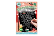 Kreative leker - Creative Craft Group XMAS Scratch Art A4 - 800003-silver