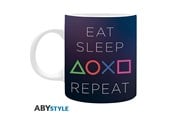 Reklameartikler - ABYstyle - PLAYSTATION Eat Sleep Repeat - Krus - MG1064