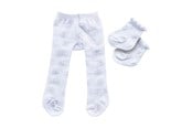 Dukker & Tilbehør - Heless Doll Tights with Socks - Snowflakes 28-35 cm - 4781