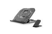 Kabinett tilbehør (kjølepasta mv.) - Desire2 2in1 Portable Laptop Stand Black 360 Rotatable - D2LAP360BK