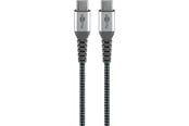 USB - Goobay USB-C <-> USB-C - Sleeve - 0.5m - Svart - 4040849493010