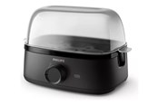 Eggkoker - Philips Eggkoker Series 3000 HD9137 - egg boiler - intense black - HD9137/90