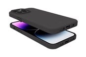 Mobil - Deksel og etui - CELLY Cromo Soft rubber case iPhone 15 Pro Max - Black - CROMO1056BK