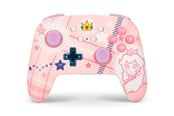 Spill - Tilbehør - PowerA Enhanced Wireless Controller for Nintendo Switch - Princess Peach Plaid - Wireless Controller - Nintendo Switch - NSGP0255-01