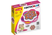 Babyleker - Quercetti FantaColor Mandala Daisy peg mosaic - 1200 pieces - QU-2101