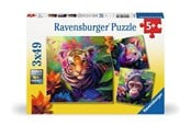Puslespill - Ravensburger Jungle Babies, 3x49pc - 10105735