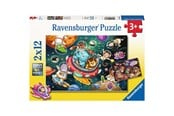 Puslespill - Ravensburger Animals In Space 2x12p - 12000857