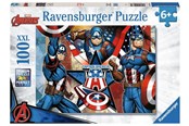 Puslespill - Ravensburger Marvel Hero - Captain America, 100pc XXL - 12001073