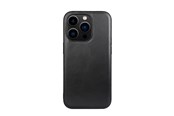 Mobil - Deksel og etui - Buffalo Phone Case Leather MagSeries Black - iPhone 14 Pro - 590066