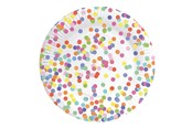 Leketøy - Haza Witbaard Plates Confetti 8pcs. - 437150
