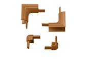 Kabelordner/Kabelstrømpe - D-LINE Adapter Kit 16x8mm Oak finish - IBEBAP1608O