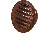 Ventilation - Fresh Brick grate with stud, Ø100 mm, Copper - 440113