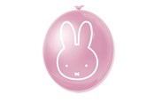 Leketøy - Haza Witbaard Balloons Miffy Pink 6 pcs. - 436373