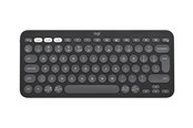 Tastatur - Logitech Pebble Keys 2 K380s Wireless Keyboard - Tonal Graphite - Tastatur - Universal - Svart - 920-011851