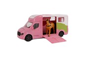 Leketøysbil - Kids Globe Die-cast Horse Truck Light and Sound 1:32 - 510212