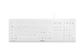 Tastatur - Cherry STREAM KEYBOARD - Tastatur - Nordisk - Hvit - JK-8502PN-0