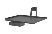 Veggmontering, AV-braketter & AV-møbler - Ergotron - TAA Compliant Version shelf - heavy-duty - for medical monitor - dark grey - Max 10.9 kg - recommended for - 98-417-282