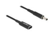 Diverse kabel - DeLOCK - power connector adaptor - USB-C (power only) to DC jack 4.5 x 3.0 mm - 15 cm - 60036