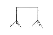 Kamera & Objektivtilbehør - Puluz Photo studio background support 200x200cm - DCA0975
