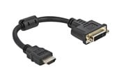 Skjermkabel - DeLOCK adapter - HDMI / DVI - 20 cm - 65206